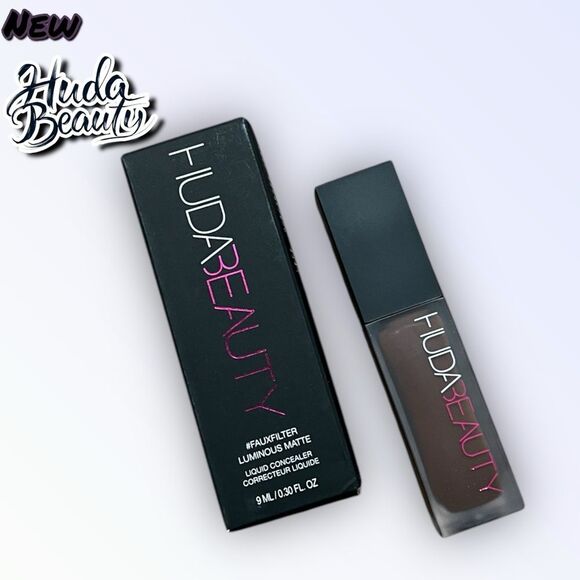 NEW NIB HUDA Beauty Fauxfilter Luminous Matte Liquid Concealer - Chocolate Chip - Picture 10 of 10